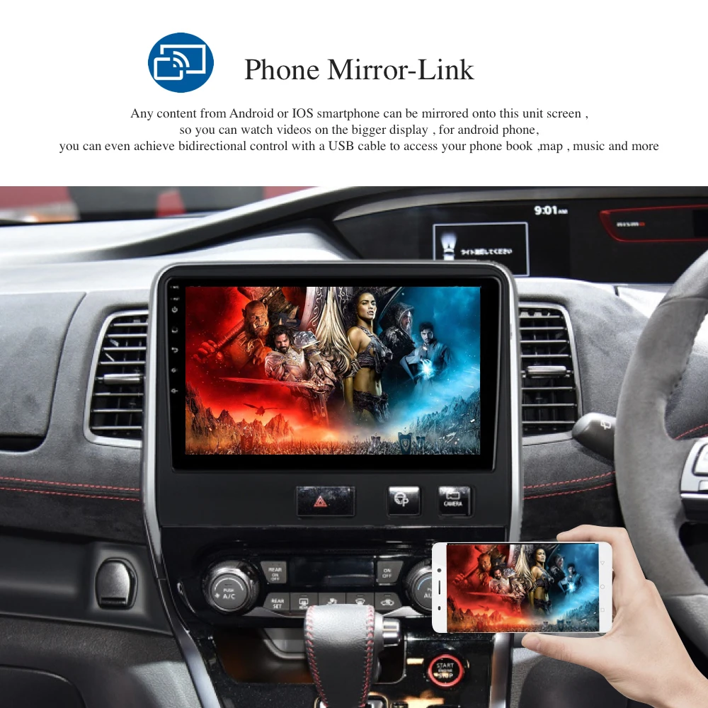 Android 9,0 автомобильный радиоприемник 2 Din gps Navi для NISSAN SERENA C27/NV350 PX6 DSP ips HDMI 4 Гб+ 64 Гб RDS Wi-Fi USB BT CarPlay DAB карта