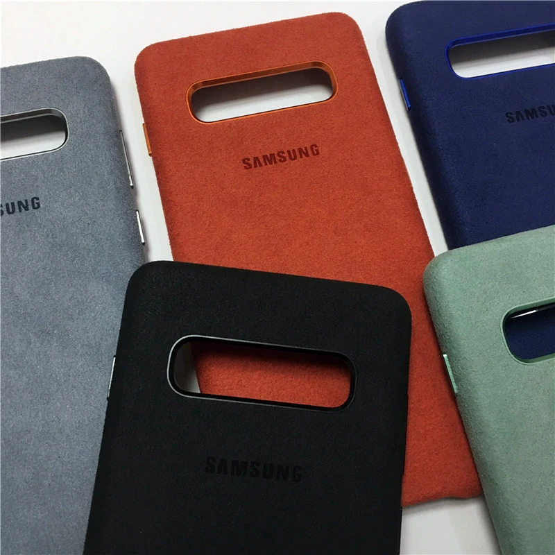Чехол для samsung S10 для Galaxy S10Plus S10+ S10E Alcantara, кожаный Премиум чехол, полная защита, 5 цветов
