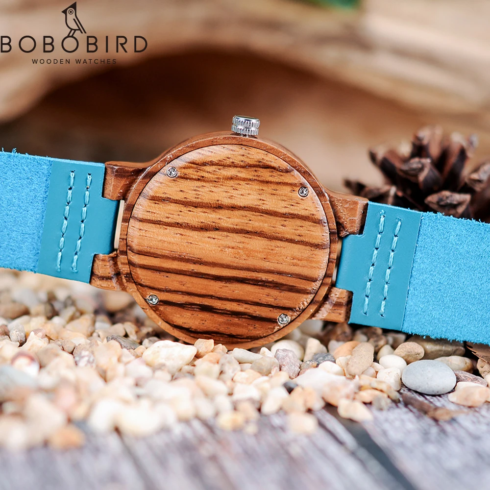 Мужские наручные часы Bobo Bird Qaurtz деревянные мужские Miyota Move для мужчин и женщин на