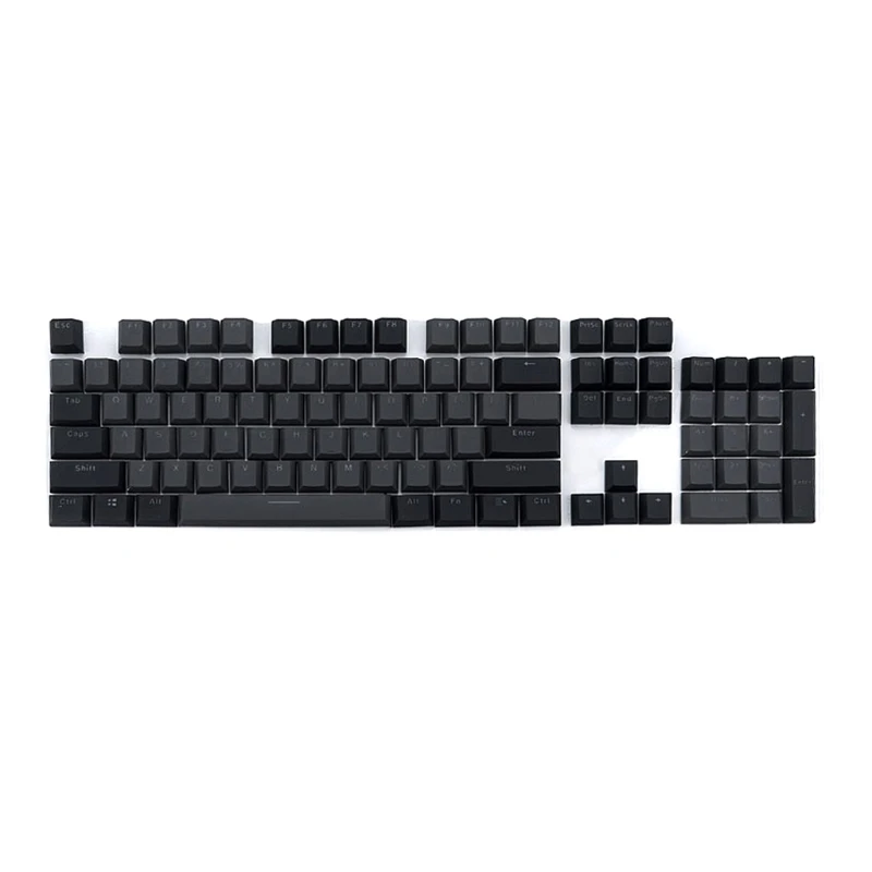 Серый Полупрозрачные двухстрелочные PBT 104 брелки с подсветкой для вишневая клавиатура MX Переключатель AXYF - Цвет: Серый