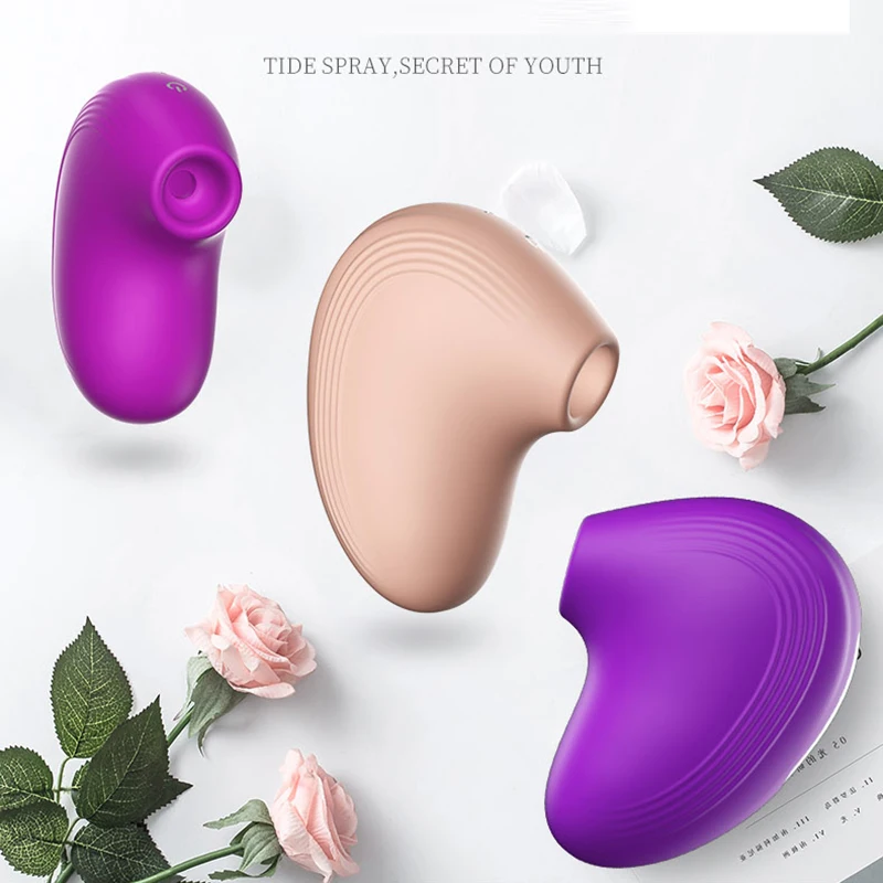 Вибратор сосать на присосках Стимулятор точки G для клитора 10 скоростей лизание