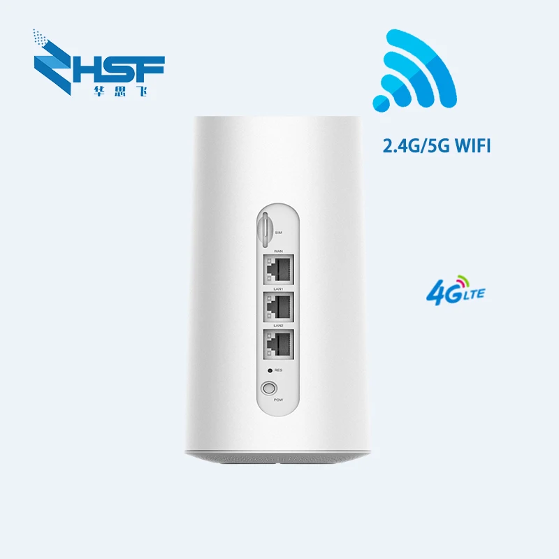 Разблокированный Wi-Fi роутер 1200 Мбит/с 4G LTE cpe мобильный поддержка порта LAN SIM-карта