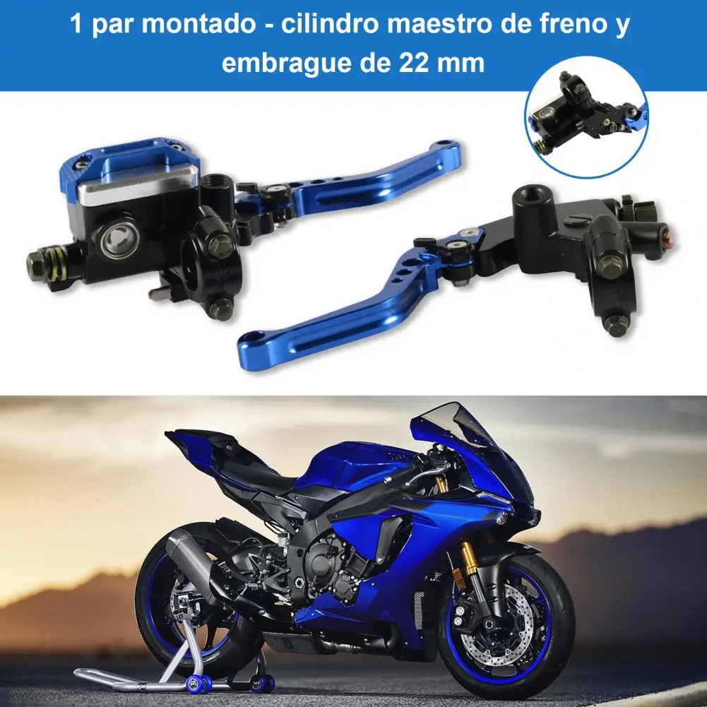 2 шт. рычаг тормоза Регулируемый поворотный дизайн 22 мм главный цилиндр сцепления
