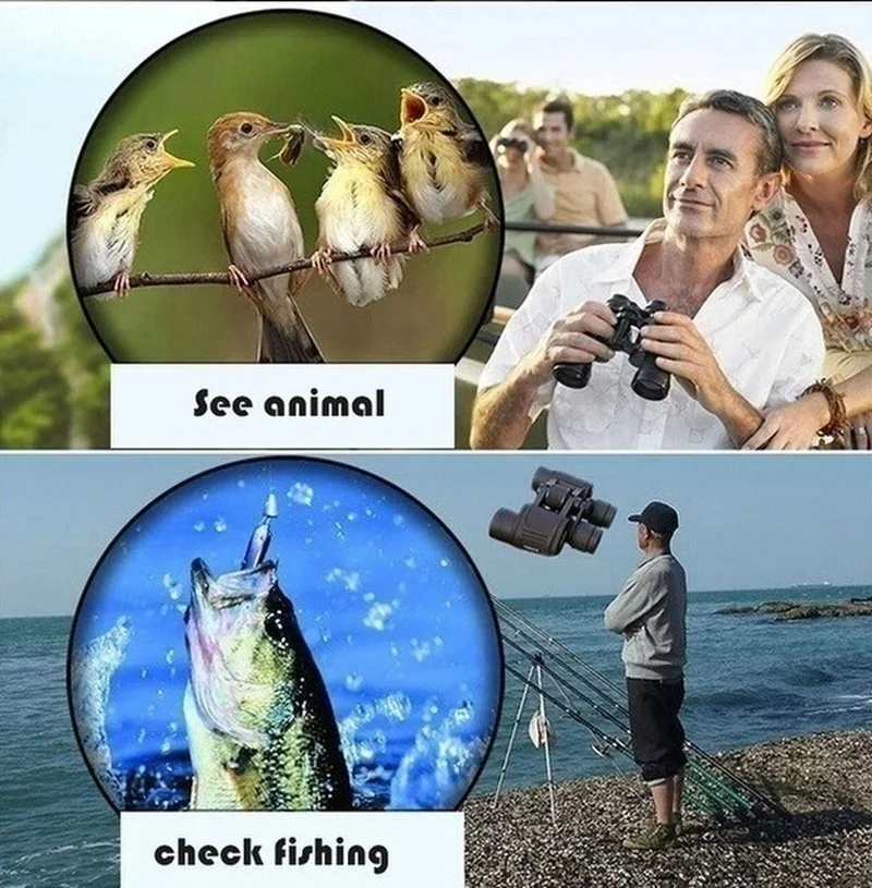 Бинокль высокой четкости 60X60 Hd 10000 м мощный для охоты на открытом воздухе