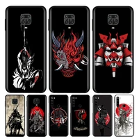 japanese samurai silicone tpu cover for xiaomi redmi note 9 9c 9a 9i 9t 9s 8 8t 7 6 5 5a 4 4x pro max phone case