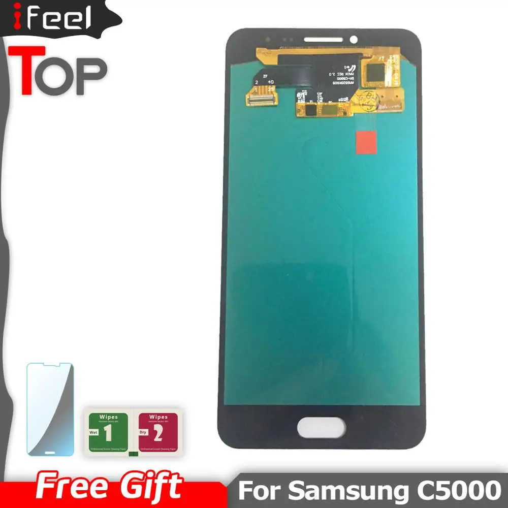 5 2-дюймовый супер AMOLED ЖК-дисплей для SAMSUNG Galaxy C5 C5000 + сенсорный экран дигитайзер