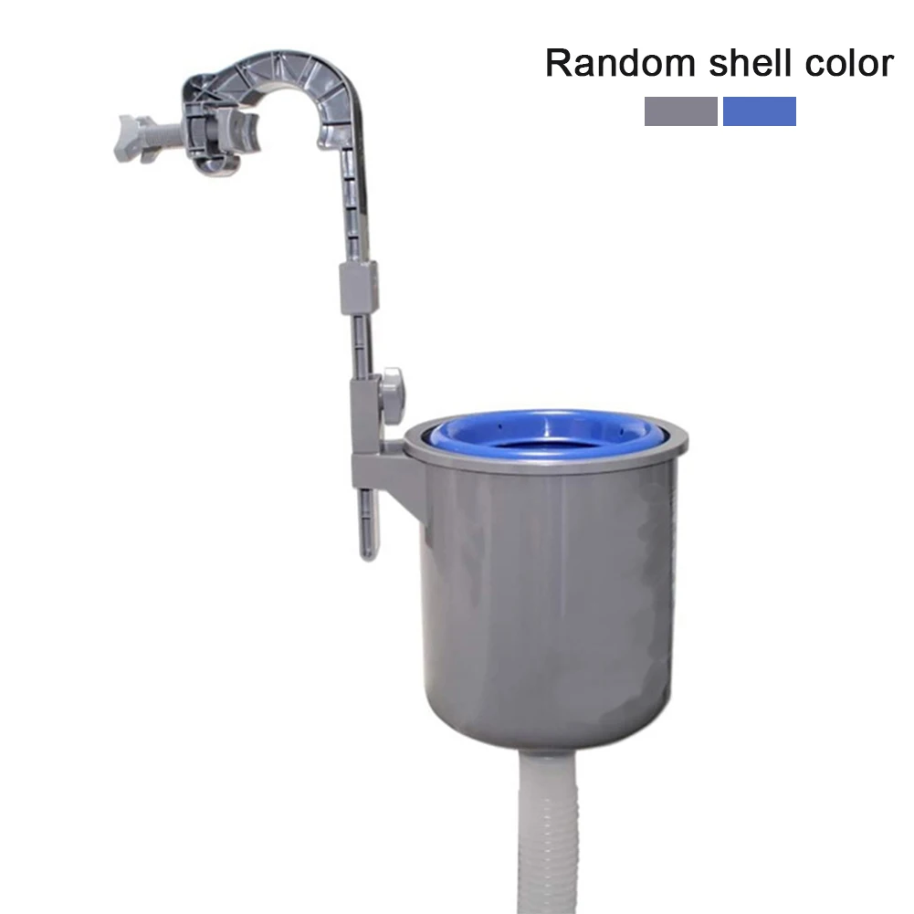 

Daily Care Swimming Pool Surface Skimmer Fountain Home Clean Tool Outdoor Wall Mount Practical Floating Leaves Plastic Garden