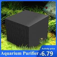 aquarium purifier cube ultra strong filtration absorption honeycomb activated carbon aquarium water filter fishbowl supplies