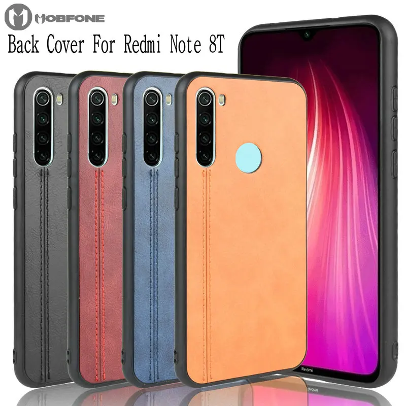 Чехол для Xiaomi Redmi Note 8T 8 Pro 7 7S роскошная задняя крышка из искусственной кожи в стиле
