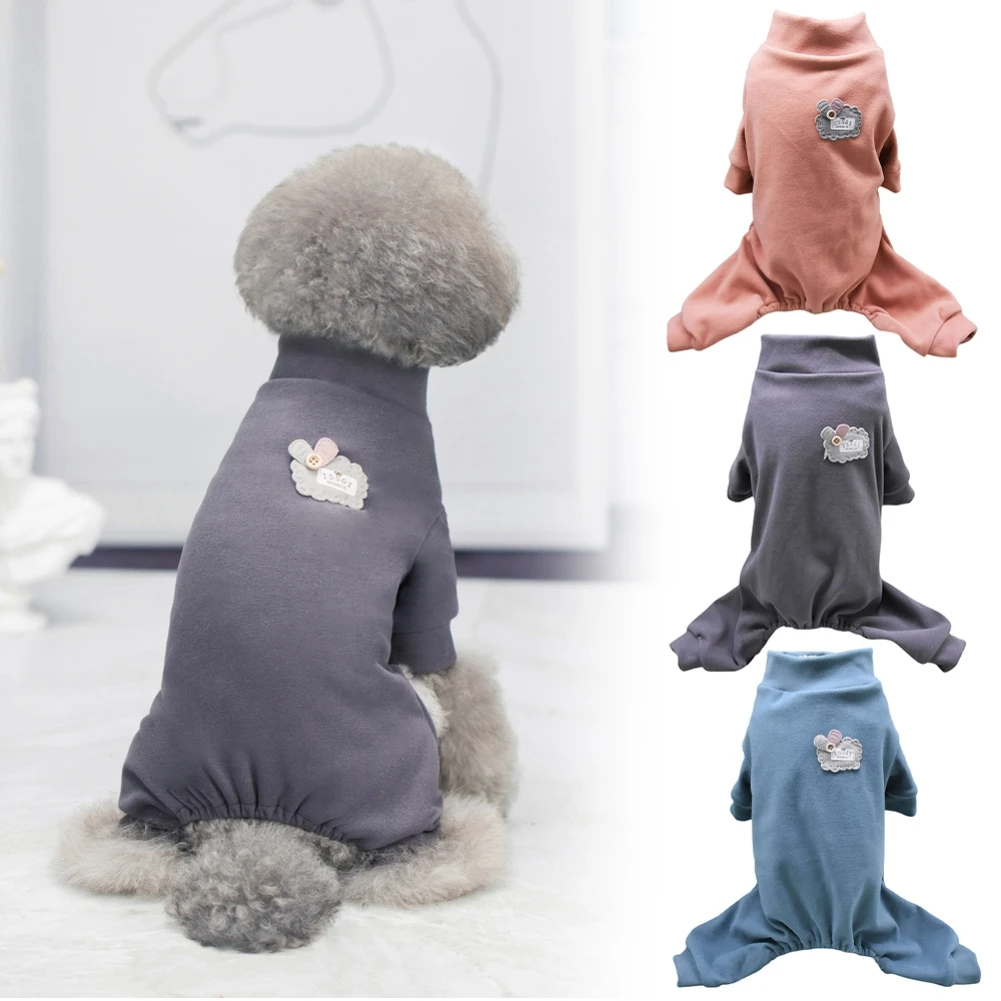 

Pet Dog Rompers Pet Dog Jumpsuit Soft for Small Medium Dogs Puppy Cat Four Legged Pajamas Dog Homewear Apparel Chihuahua