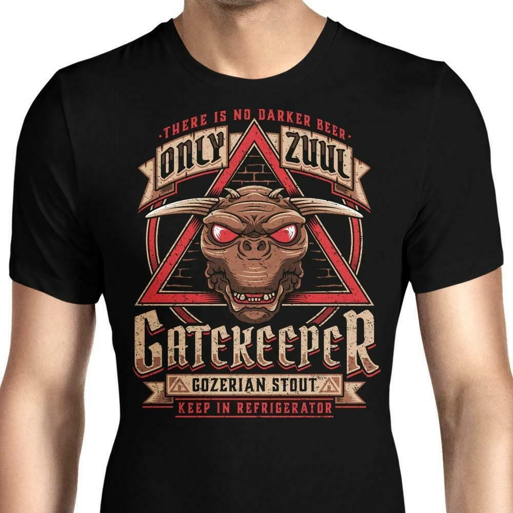 Нет темного пива только Zuul Gatekeeper Gozerian Stout черная футболка S 3Xl Спортивная