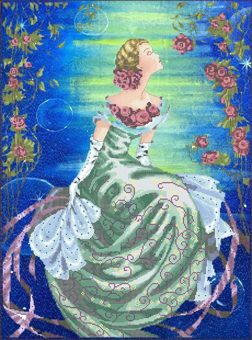 

Md Fairy Series md-93 Embroidery Kits Needlework High Quality Beads Partial Crystal Beaded Cross Stitch Hobby & Crafts Beadwork