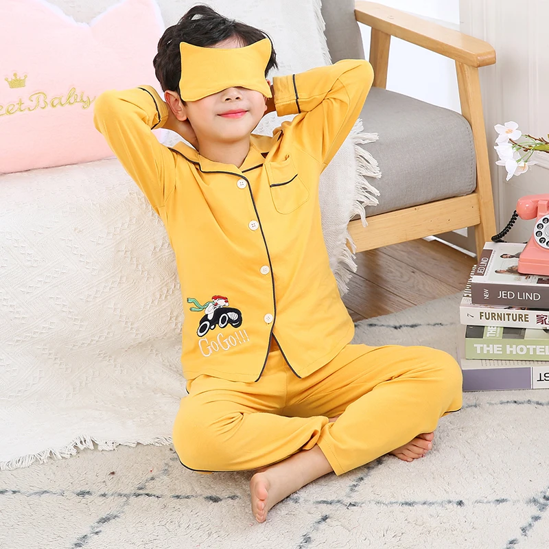 

Пижама для мальчиков, весна-осень 2020, домашняя одежда с длинным рукавом, одежда для сна, костюм для девочек, комплекты пижам для детей, спорти...