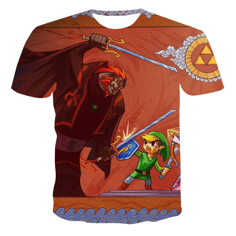 

2021 SummerAnime Cartoon T-Shirt Boys And Girls Like Funny Anime Casual T-Shirt