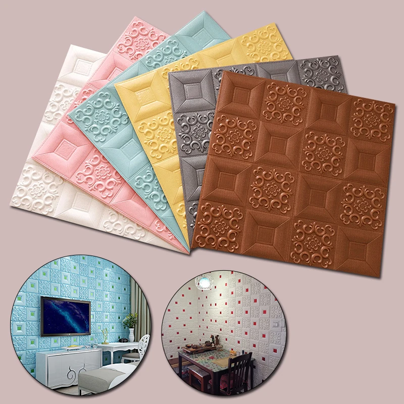 Водостойкие настенные 3d-наклейки с имитацией кирпича из пенополиэтилена