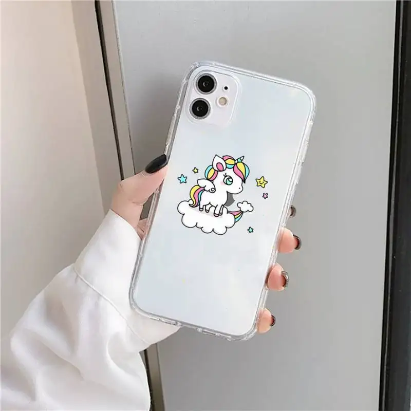 

unicorn all high quality pattern Phone Case Transparent soft For iphone 5 5s 5c se 6 6s 7 8 11 12 plus mini x xs xr pro max