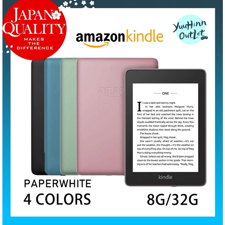 Оригинальный электронный ридер Kindle Paperwhite 4 32 ГБ звуковой с хранилищем