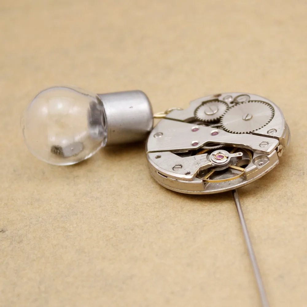 Часы для мужчин часы перемещения Т-лампа в стиле стимпанк воротник с отворотом