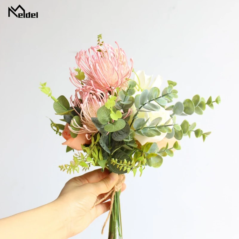 Розовая искусственная Роза Galsang Flora украшение для вечеринки сделай сам Шелковый
