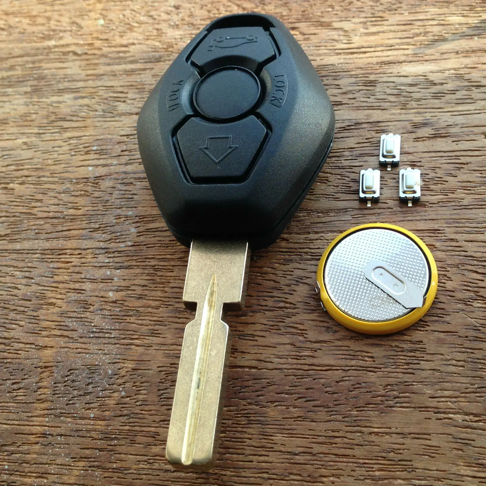 For BMW E46 E39 E38 3 5 7 Z3 M3 M5 REMOTE KEY FOB FULL REPAIR KIT with battery | Автомобили и мотоциклы