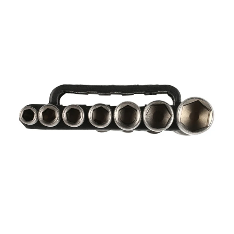 7/9/14pcs Drill Bit Set Power Nut Driver Screwdrivers 1/4 Hex Shank Socket Metric Wrench Screw Bolt Adapter Tool | Инструменты