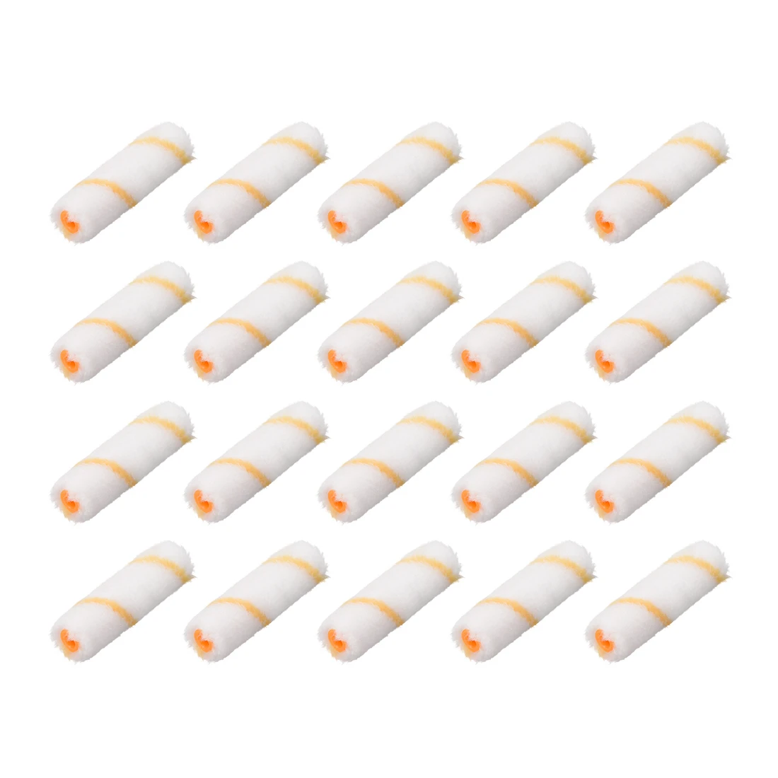 

uxcell Paint Roller Cover 4 Inch Fiber Brush for Wall Doors Edging and Line Striping on small Areas Painting Treatment 20pcs