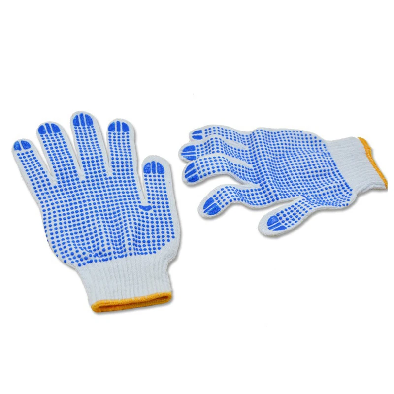 Прочные пропитанные ПВХ толстые хлопковые рабочие защитные проволочные