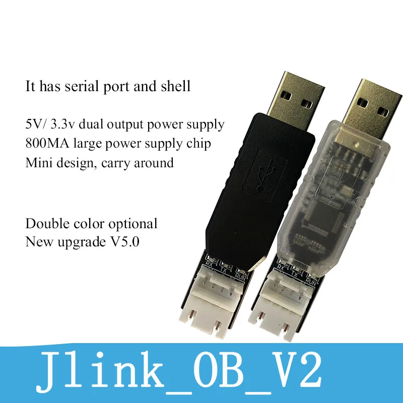 

J-Link OB отладчик программатор загрузчик Jlink STM32 вместо V8 V9 SWD черный корпус