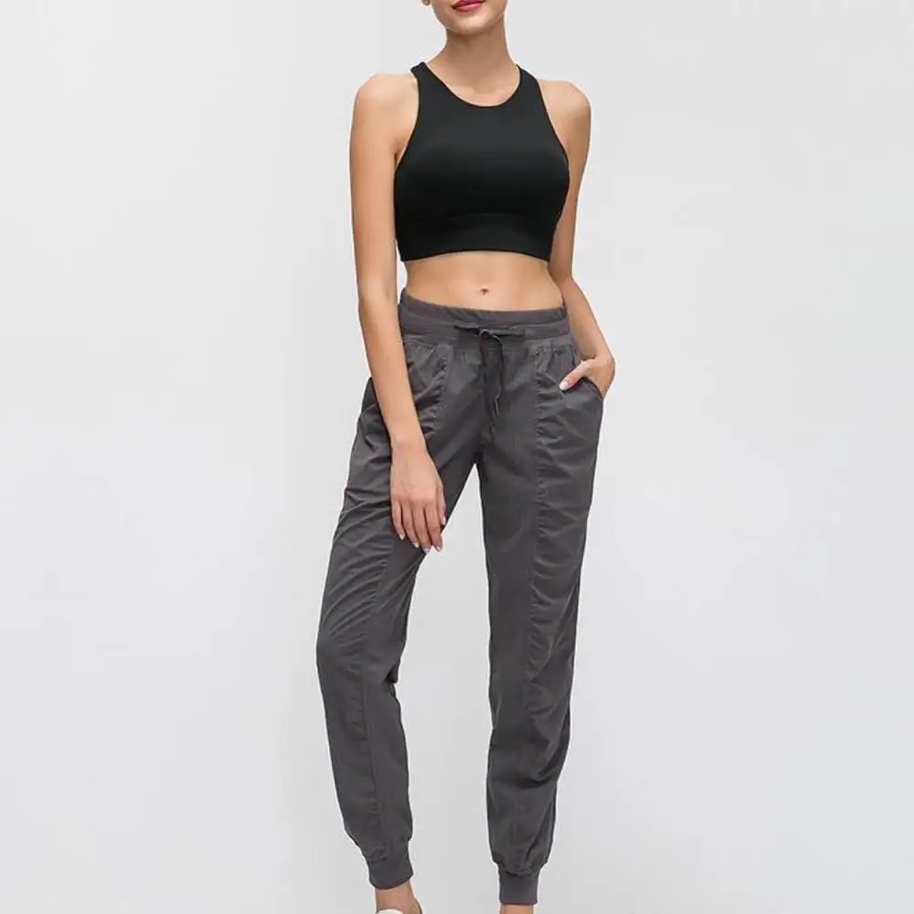 

KE super wearable and durable folds leisure sports fitness nylon pants women's lace dance quick-drying breathable pants women