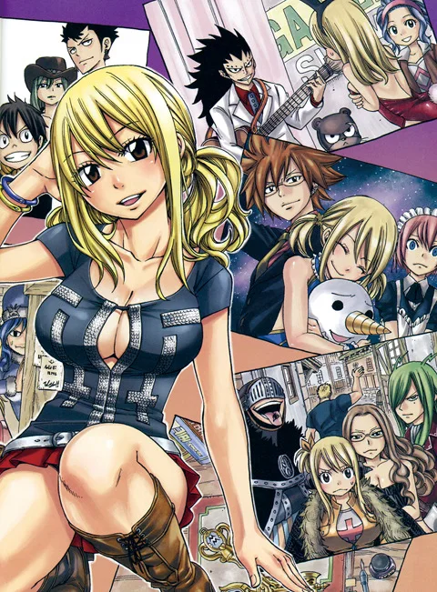 Аниме Fairy Tail коллекция Цвет иллюстрации ing книга живописи альбомная игрушка