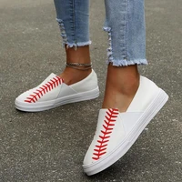 2021 new spring and autumn casual leaves white bottom white round head low cut womens canvas shoes