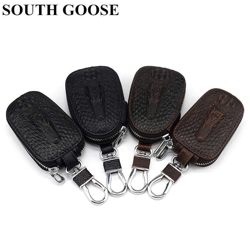 Брелок для автомобиля SOUTH GOOSE из натуральной кожи унисекс с узором под кожу