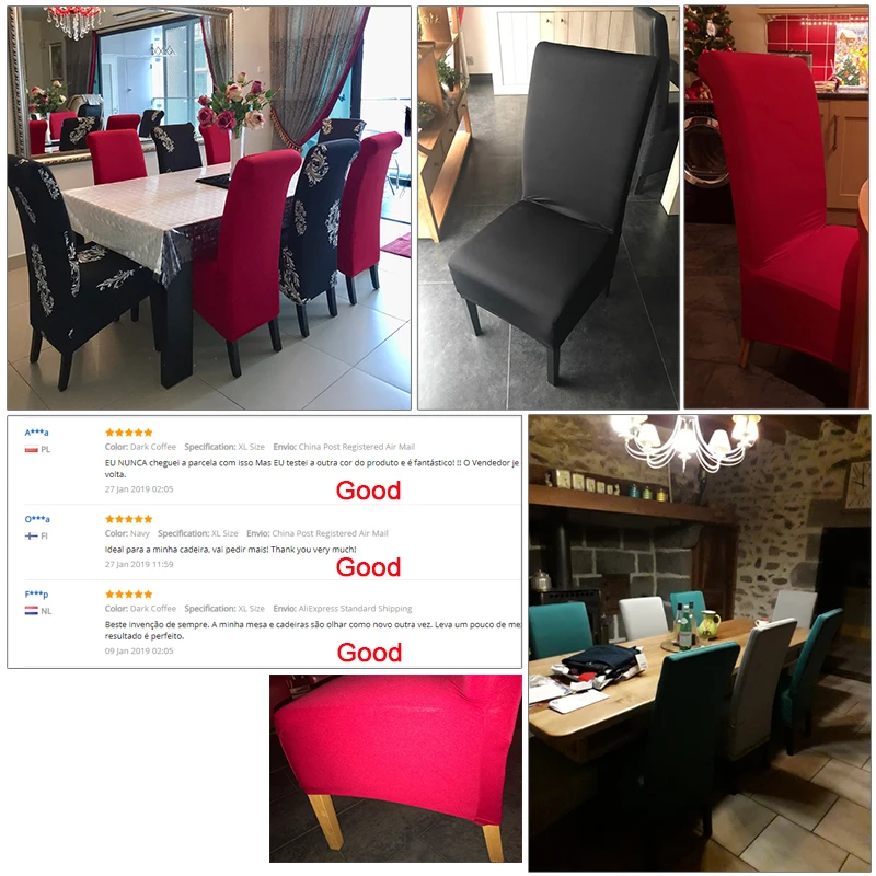 

XL Size Long Back King Back Chair Cover Spandex Fabric Chair Covers Restaurant Hotel Party Banquet Seat Slipcovers Seat Covers