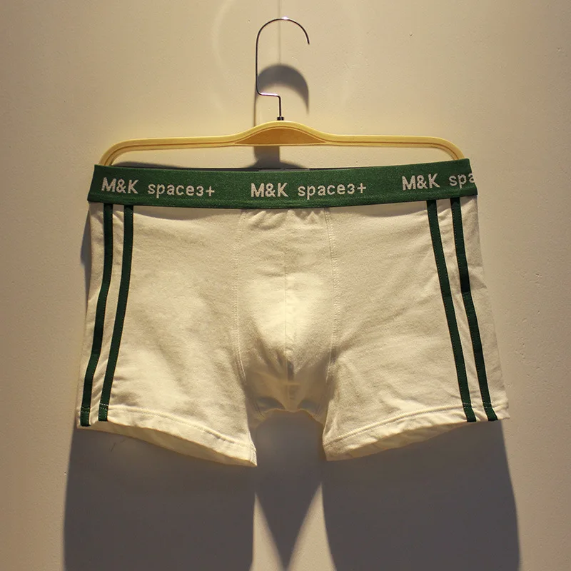 Мужское нижнее белье мужские боксеры шорты Женская Талия хлопок Молодежные