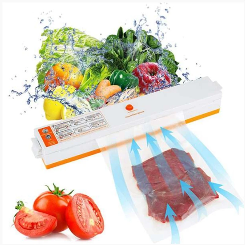 

Vacuum Sealer Machine,Automatic Food Sealer for Food Savers,Dry Moist Food Modes,Includes 15 PCS Bags Eu Plug