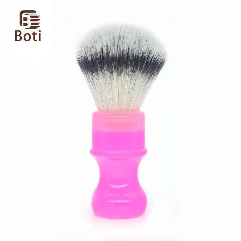 Boti Brush-Luminous Handle And Boss Imitate Badger Hair 3 Color Class B Synthetic Hair Knot Men's Beard Tool