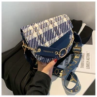 saddle blue crossbody bags handbags women bags designer fashion female casual hand shoulder bag bolsos de mujer in stock