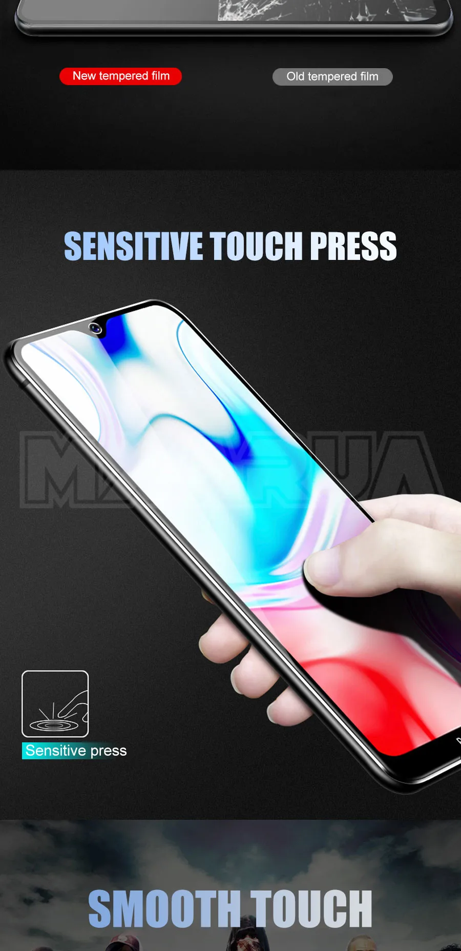 9H Защитное стекло для Xiaomi Redmi 6 Pro 6A 7 7A 8 8A Go K20 закаленное защитное стекло на Redmi Note 6 7 8 Pro пленка