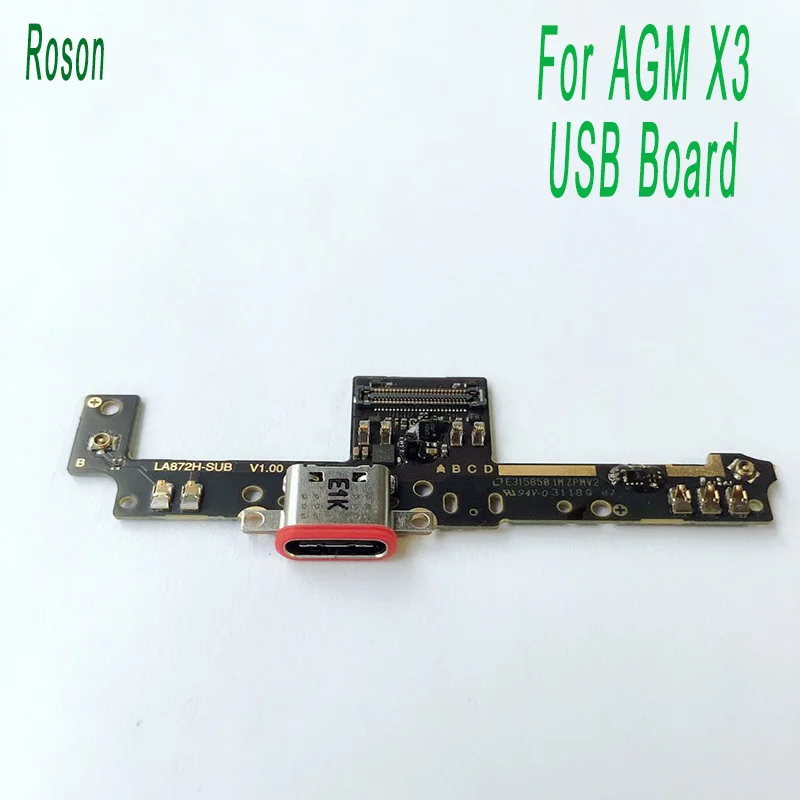 Зарядная плата Roson для AGM X3 USB-разъем модуль платы зарядного устройства мобильный