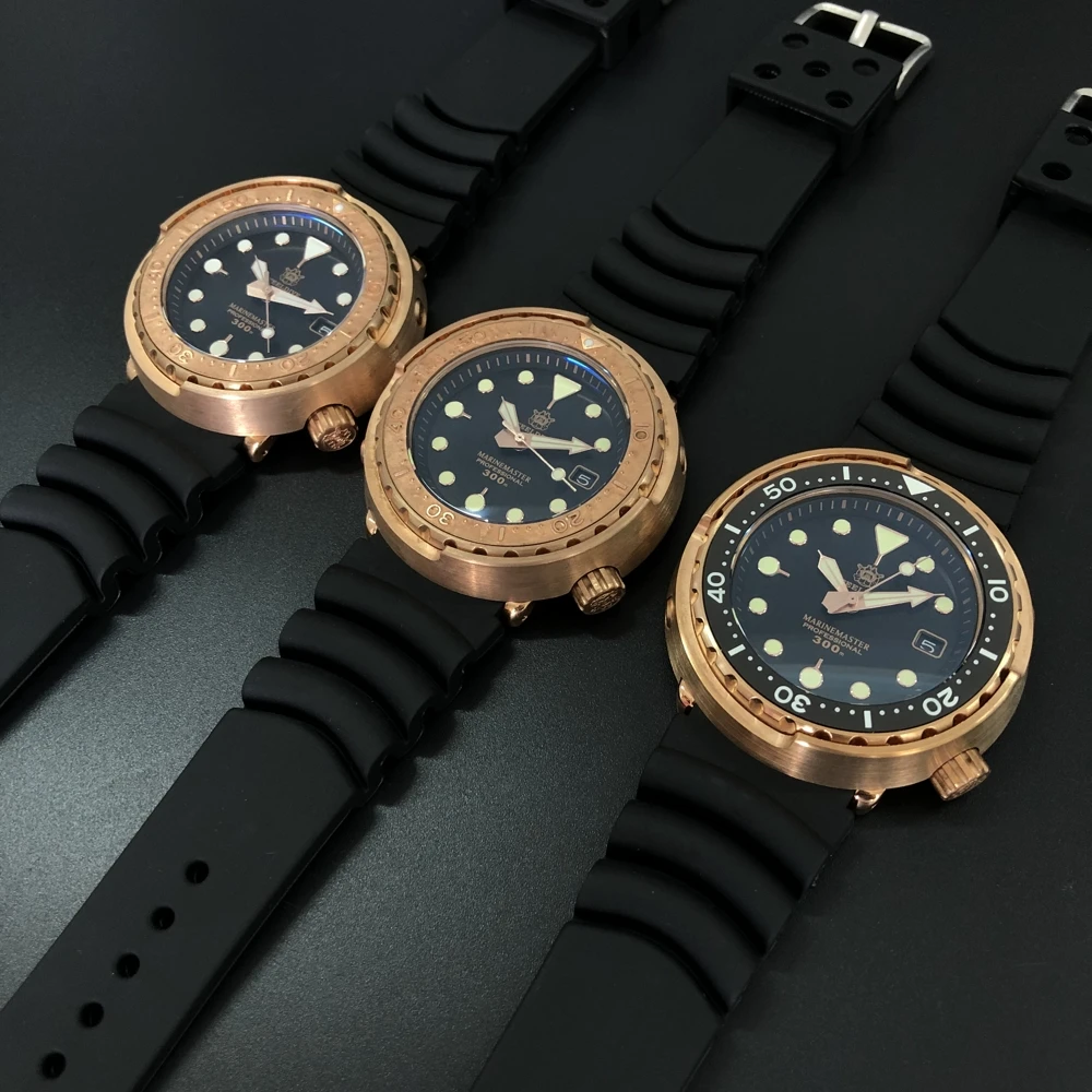 Часы для дайвинга Steeldive SD1975S механические мужские часы с песочным шлифовальным