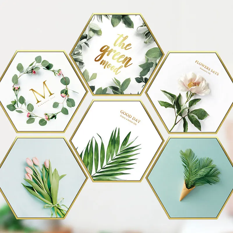 

Creative Wall Poster Tropical Plants Printing Animal Pattern Door Stickers Multi Style Window Decora Fashion Home Accessories