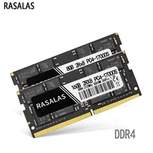 Rasalas DDR4 RAM 4GB 8GB 16GB PC3-10600S 2133 2400 2666Mhz SO-DIMM 1,2V Notebook 260Pin Laptop Memory Sodimm NO-ECC