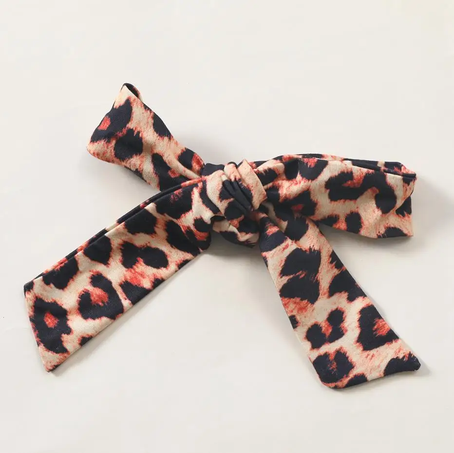 Наряды для новорожденных с леопардовым принтом толстовка длинным рукавом и