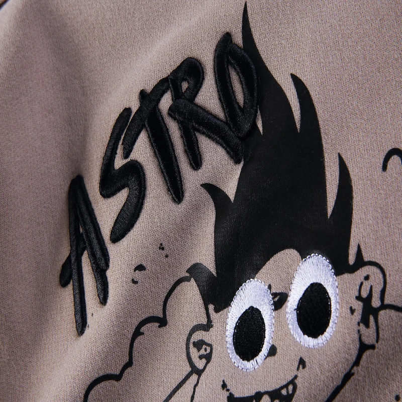 

20SS High Quality 1: 1 Scott Astroworld Hoodie Men Women Bear Print Hoodie Sweatshirt HiphopAstroworld Hoodie
