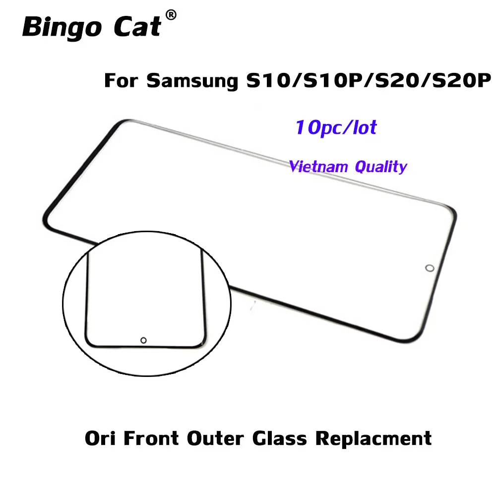 

10 шт., сменные стекла для Samsung S10 S20 Plus S20