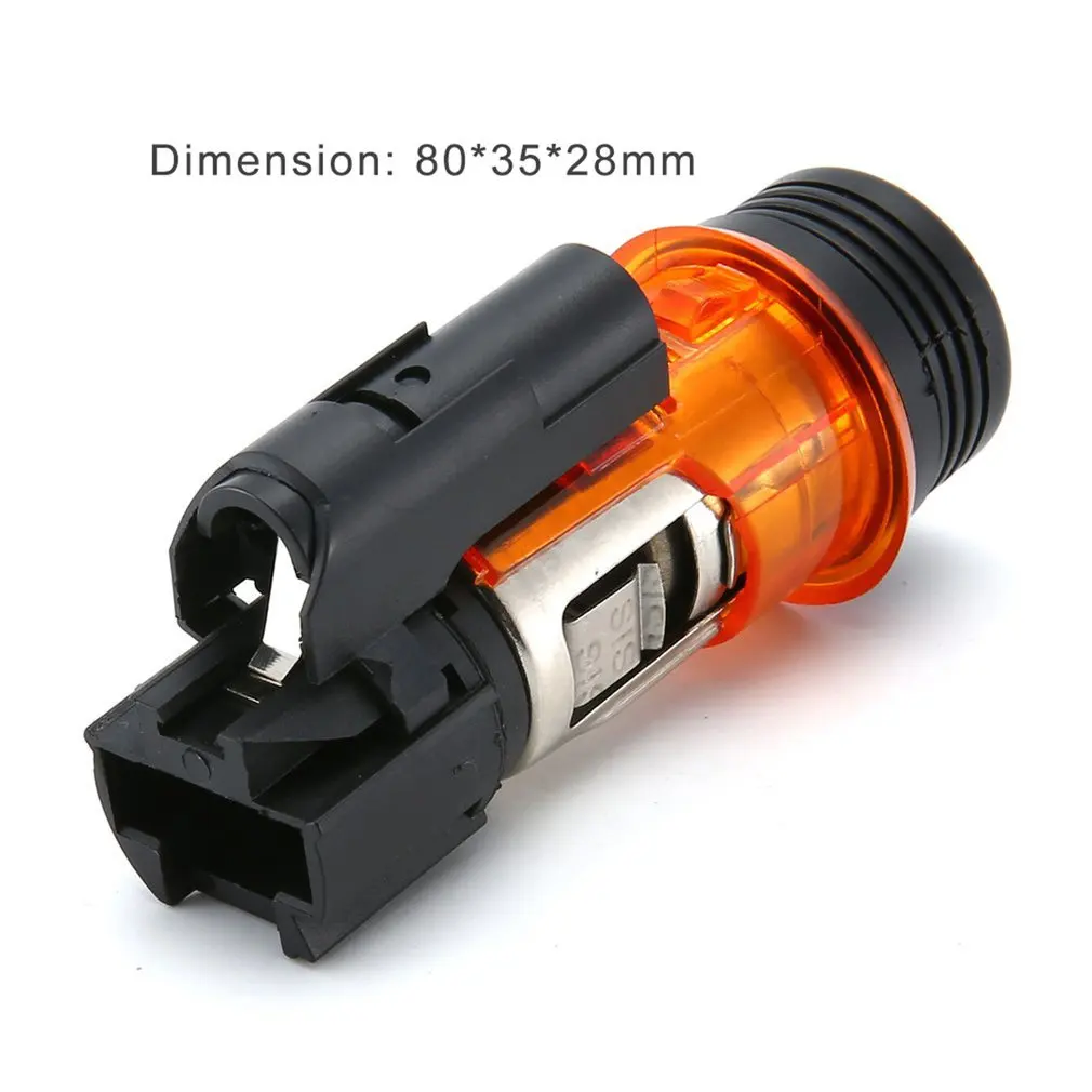 

822754 Universal 12V Car Cigarette Lighter Housing Cig Socket For Peugeot SW 206 308 406 607 1007