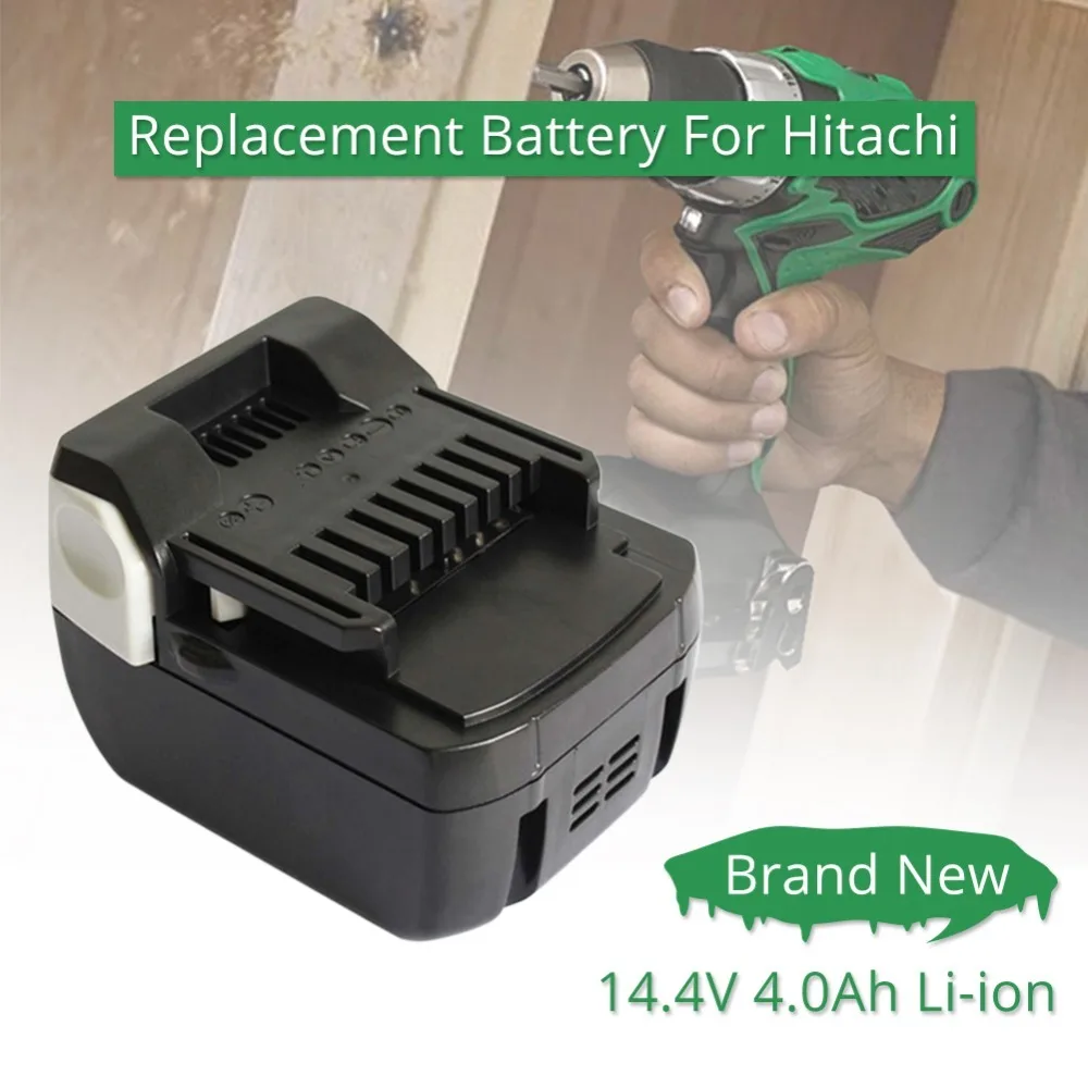 4000mAh 14,4 V литиевая аккумуляторная батарея для Hitachi BSL1430 14,4 v BSL1415 C14DSL CD14DSL CJ14DSL батарея для электроинструментов