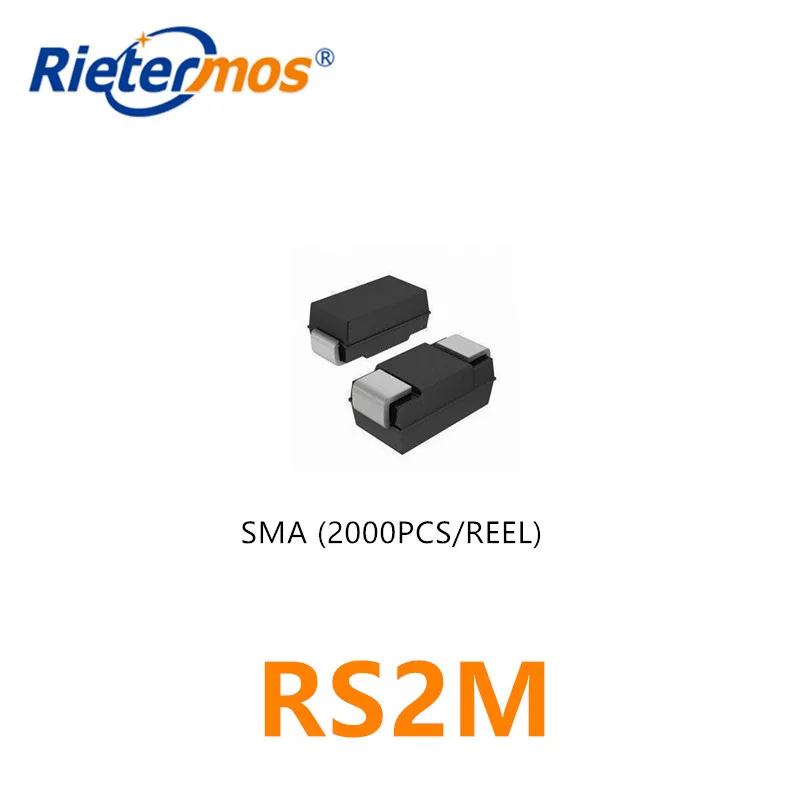 

2000PCS RS2M 2A1000V FR207 SMA DO-214AC HIGH QUALITY