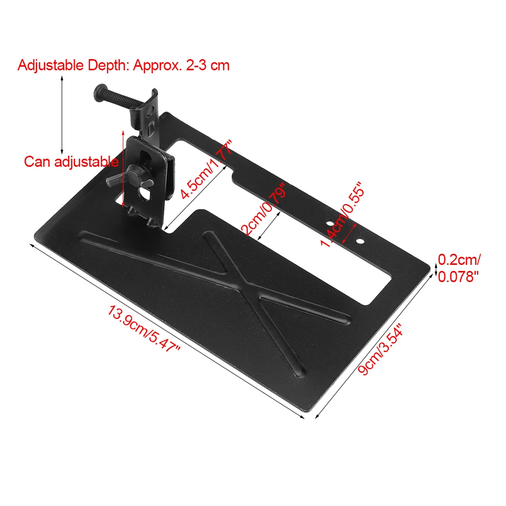 

Adjustable Thickened Steel Angle Grinder Balance Bracket Holder Cutting Machine Base DIY Woodwoking Tools