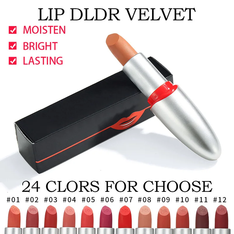 1 шт. губная помада длительное увлажнение матовый макияж косметика портативный